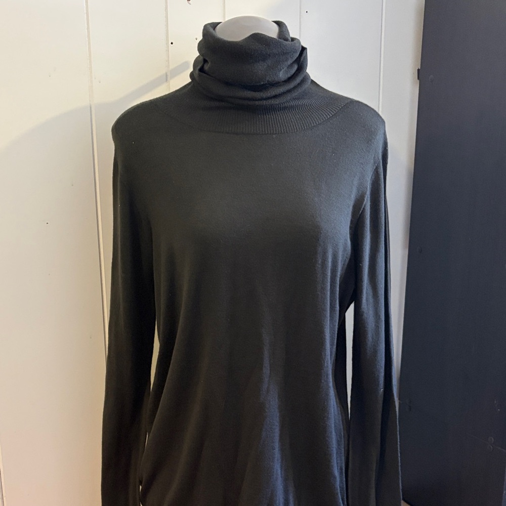 Marina Rinaldi Charcoal Turtleneck Sweater